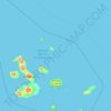 Archipélago de Galápagos地形图、海拔、地势
