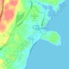 Cape Neddick地形图、海拔、地势