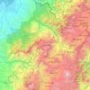 Imbabura地形图、海拔、地势