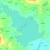 小塔山水库地形图、海拔、地势