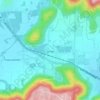 Gurley地形图、海拔、地势