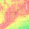 DeKalb County地形图、海拔、地势