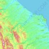 Ancona地形图、海拔、地势