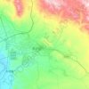 宝积镇地形图、海拔、地势
