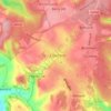 Coleford地形图、海拔、地势