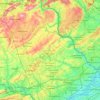 Bucks County地形图、海拔、地势