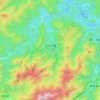 大化坪镇地形图、海拔、地势