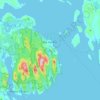 Bar Harbor地形图、海拔、地势