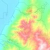 North Jackson Mountains Wilderness地形图、海拔、地势