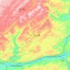 十八连山镇地形图、海拔、地势
