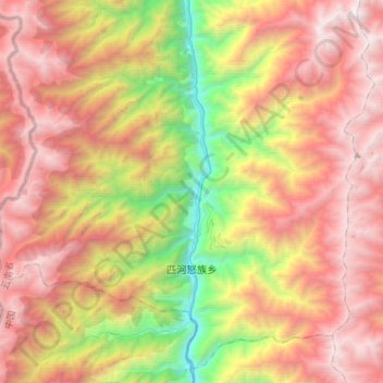 匹河怒族乡地形图、海拔、地势