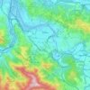 毕尔巴鄂地形图、海拔、地势