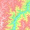 巴底镇地形图、海拔、地势