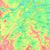 高县地形图、海拔、地势