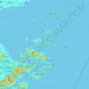 舟山群岛新区地形图、海拔、地势