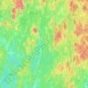 Värnamo kommun地形图、海拔、地势