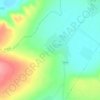 泊头村地形图、海拔、地势