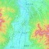 村山市地形图、海拔、地势