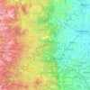 Boulder County地形图、海拔、地势