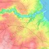 Saint-Brieuc地形图、海拔、地势