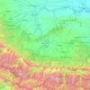 北奥塞梯—阿兰共和国地形图、海拔、地势
