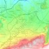 特莱姆森地形图、海拔、地势