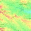 Ahmednagar地形图、海拔、地势