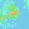 Mount Desert Island地形图、海拔、地势