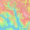 Haines Borough地形图、海拔、地势