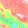 马泰拉地形图、海拔、地势