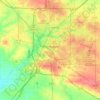 Bloomington地形图、海拔、地势