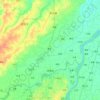 洪埠乡地形图、海拔、地势