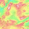 Çorum Merkez地形图、海拔、地势