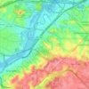 Ward 7地形图、海拔、地势