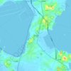 忠门镇地形图、海拔、地势