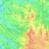 Voorhees Township地形图、海拔、地势
