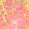 圖拉州地形图、海拔、地势