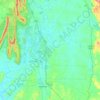 Gordon County地形图、海拔、地势
