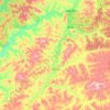 阿龙山镇地形图、海拔、地势