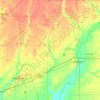 Hurricane Creek地形图、海拔、地势