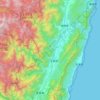 卓溪鄉地形图、海拔、地势