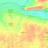 杭锦旗地形图、海拔、地势