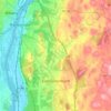 Town of East Greenbush地形图、海拔、地势