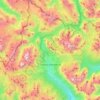 Cortina d'Ampezzo地形图、海拔、地势