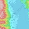 喜洲镇地形图、海拔、地势