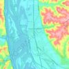 Prairie du Chien地形图、海拔、地势