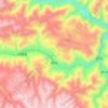 拉根乡地形图、海拔、地势