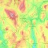 Clark County地形图、海拔、地势