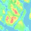Sedgwick地形图、海拔、地势