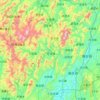 融水苗族自治县地形图、海拔、地势